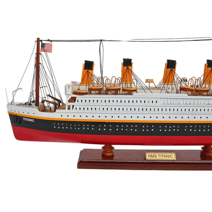 RMS Titanic Wooden Ship Model – 60cm | Handcrafted Mahogany & Acacia