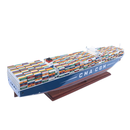 CMA CGM Marco Polo Wooden Model Ship 71 cm