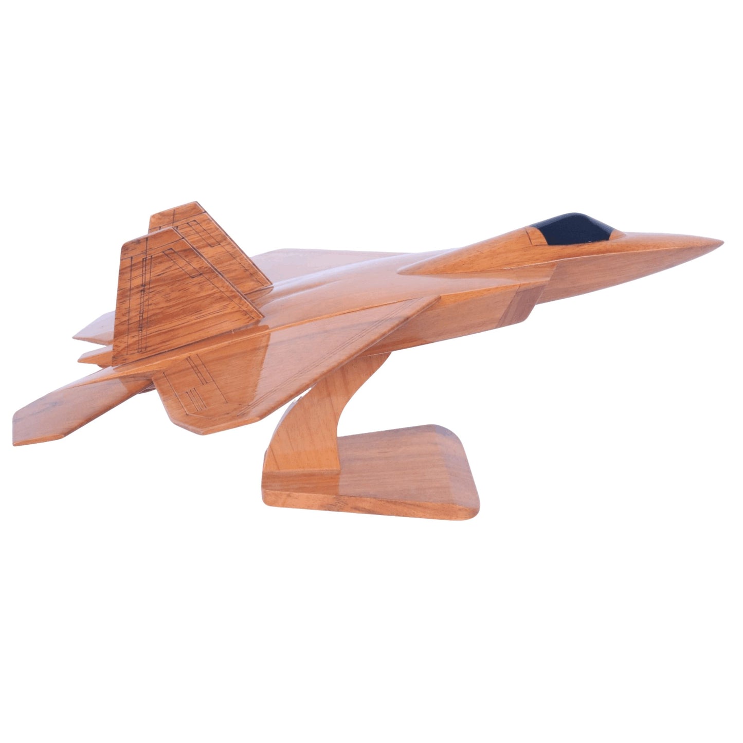 F-22 Raptor Wooden Jet – Premium Display Model