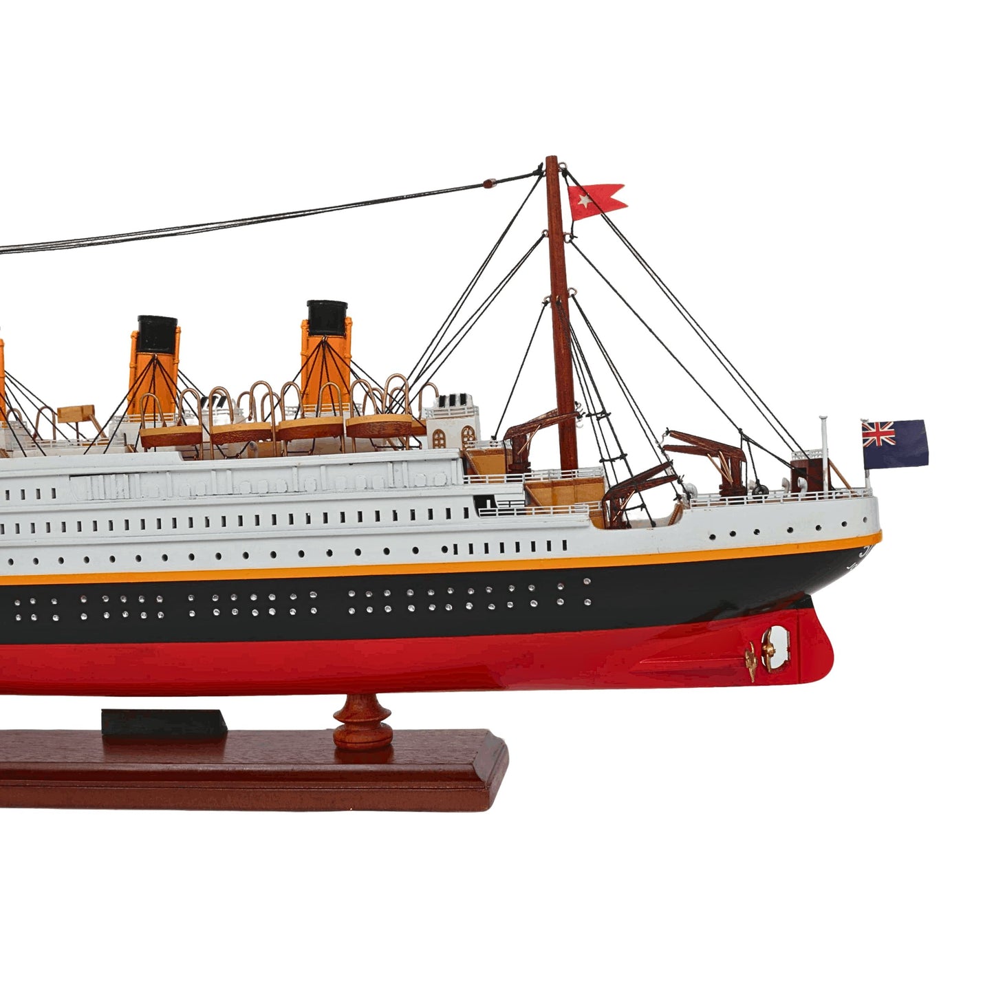 RMS Titanic Wooden Ship Model – 60cm | Handcrafted Mahogany & Acacia
