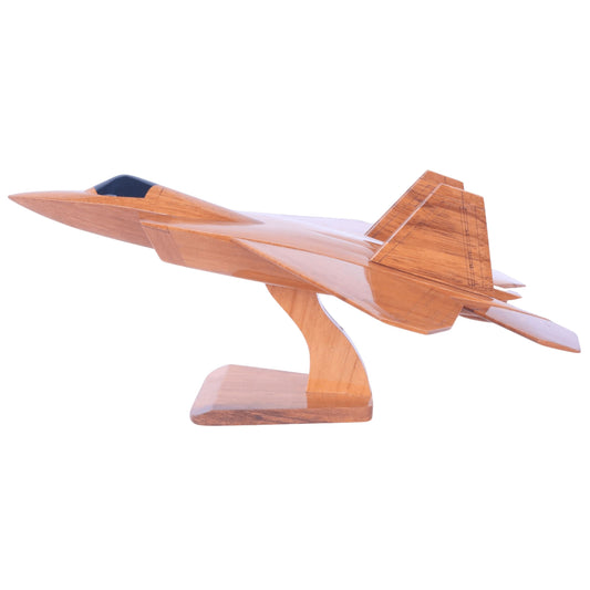 F-22 Raptor Wooden Jet – Premium Display Model