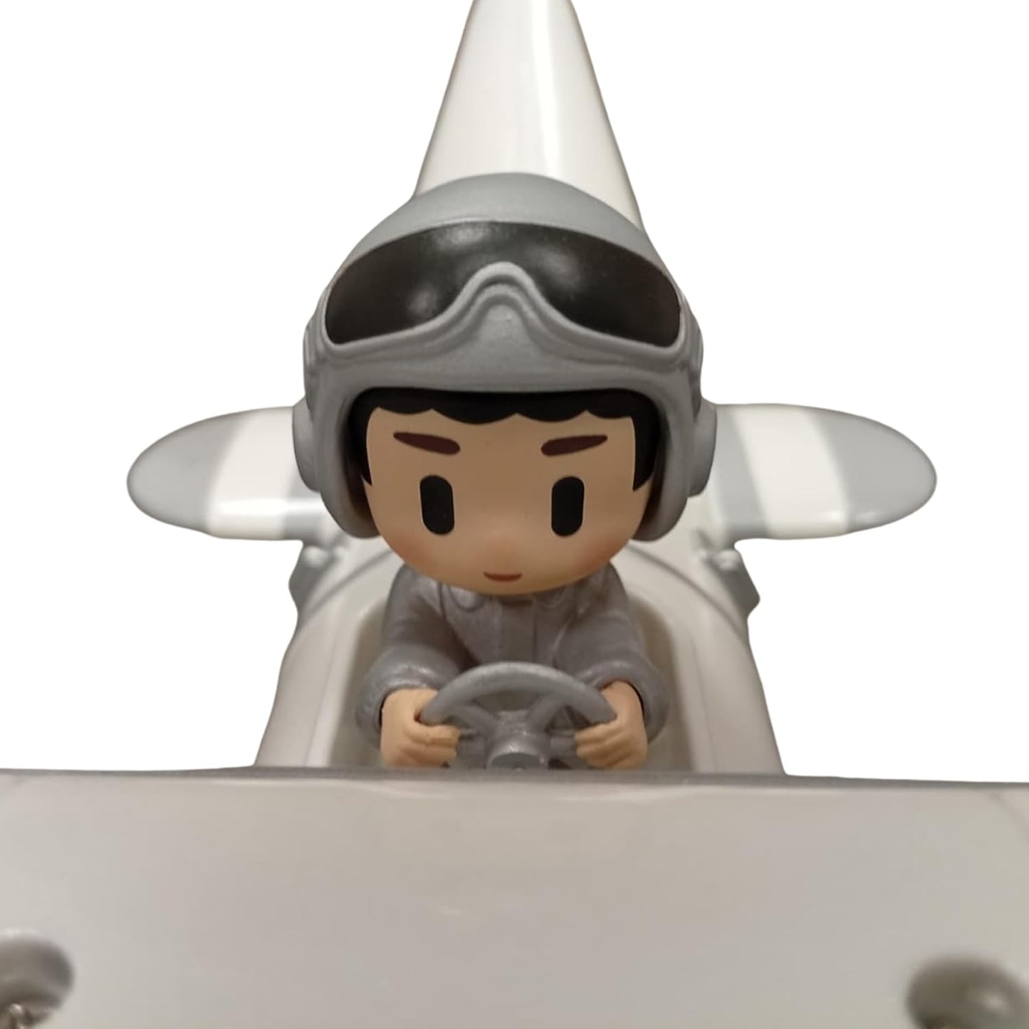 Retro Airplane Flip Clock – Vintage Biplane Novelty Desk Timepiece