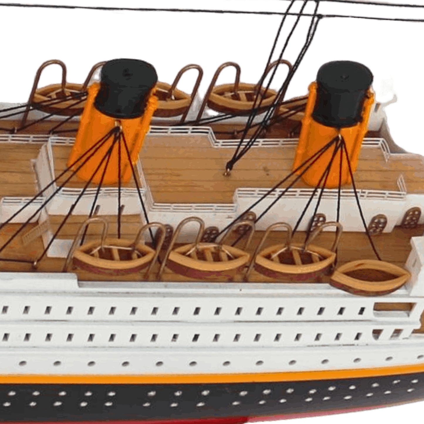 RMS Titanic Wooden Ship Model – 60cm | Handcrafted Mahogany & Acacia
