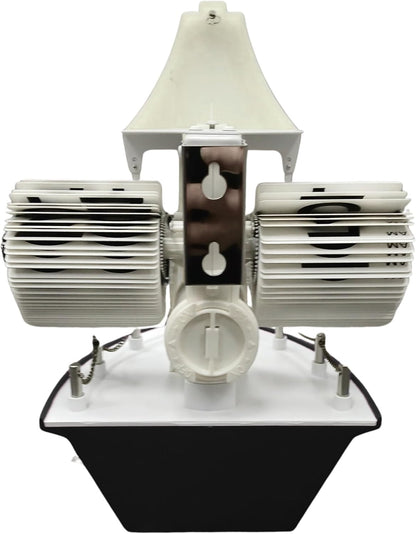 Ship Deck Flip Clock Wall Hanging Retro Nautical with Automatic Flip Panels AM PM Display Decorative Boat Style Desk Shelf Timepiece blue black (Black)