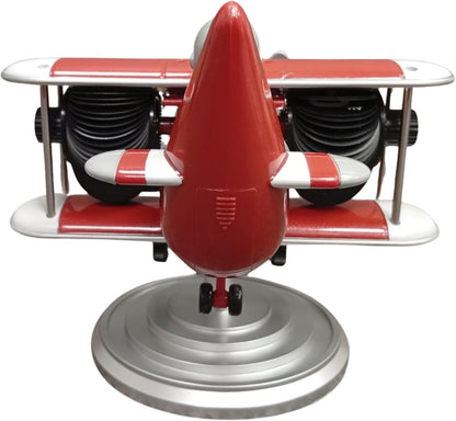 Retro Airplane Flip Clock – Vintage Biplane Novelty Desk Timepiece