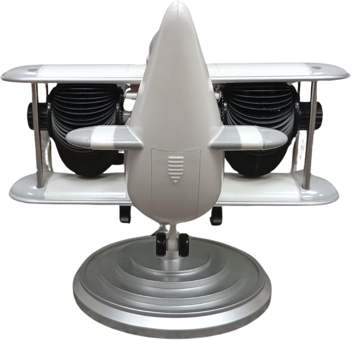 Retro Airplane Flip Clock – Vintage Biplane Novelty Desk Timepiece