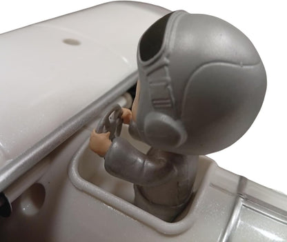 Retro Airplane Flip Clock – Vintage Biplane Novelty Desk Timepiece