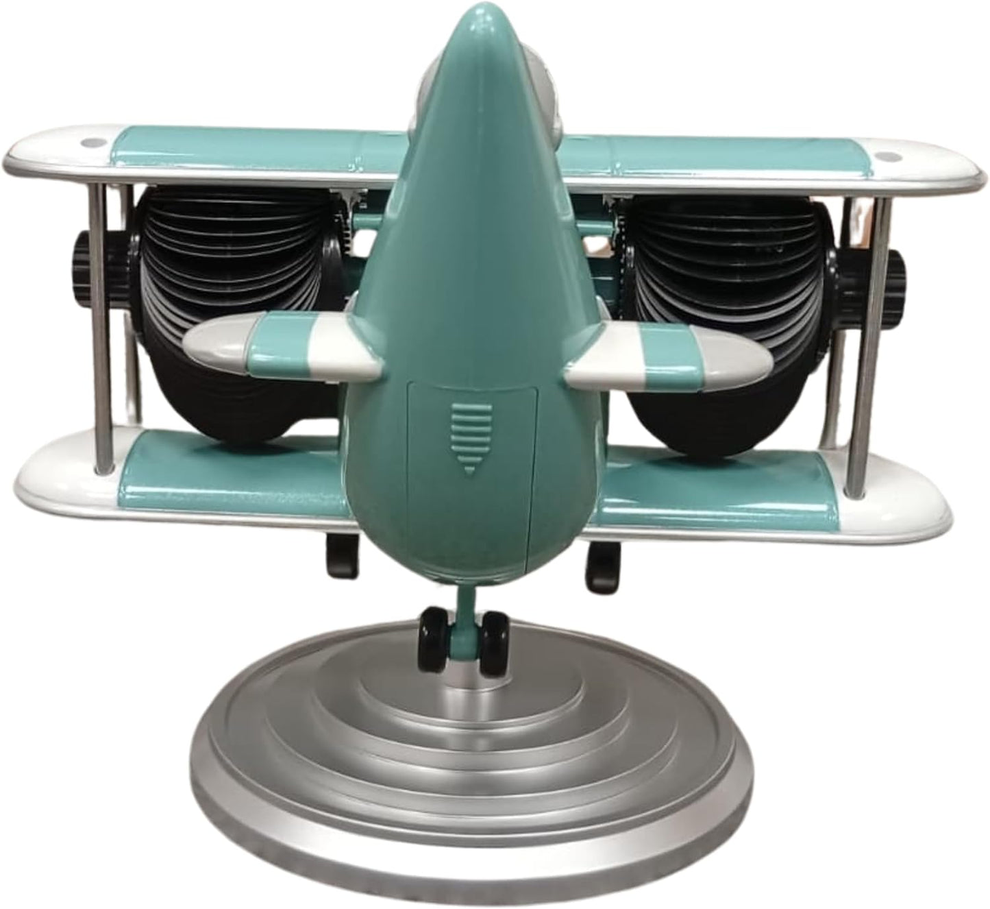 Retro Airplane Flip Clock – Vintage Biplane Novelty Desk Timepiece