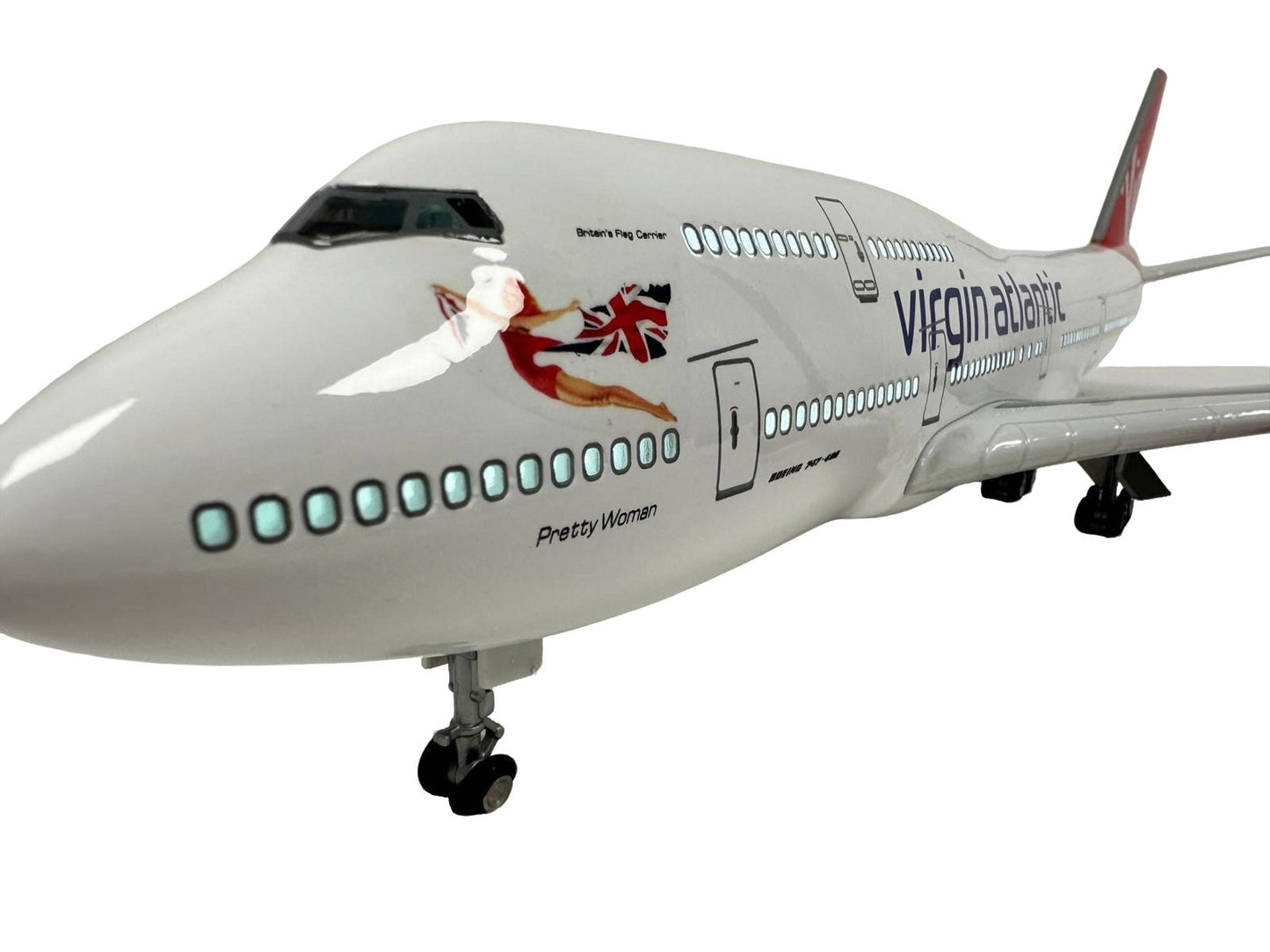 747 Boeing Model Plane Large Scale Ideal Gift Working Lights