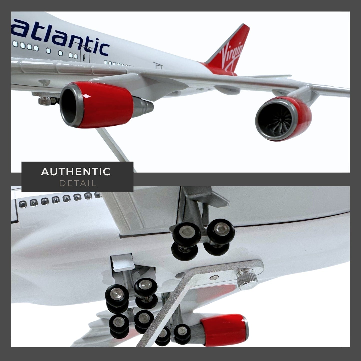747 Boeing Model Plane Large Scale Ideal Gift Working Lights