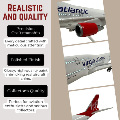 747 Boeing Model Plane Large Scale Ideal Gift Working Lights