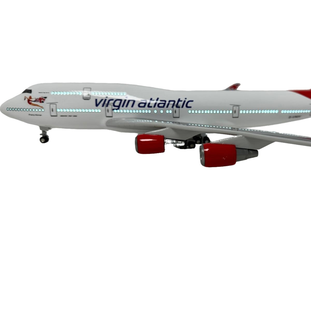 747 Boeing Model Plane Large Scale Ideal Gift Working Lights