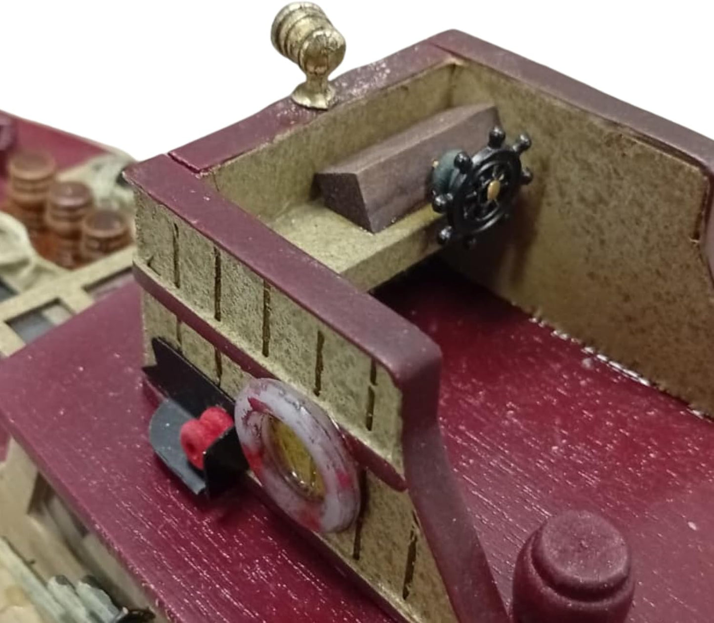 Orca Wooden Ship Model – Jaws Inspired Fishing Boat Collectible