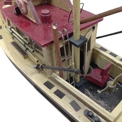 Orca Wooden Ship Model – Jaws Inspired Fishing Boat Collectible