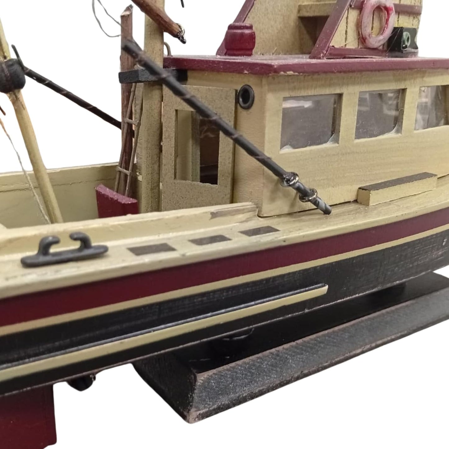 Orca Wooden Ship Model – Jaws Inspired Fishing Boat Collectible