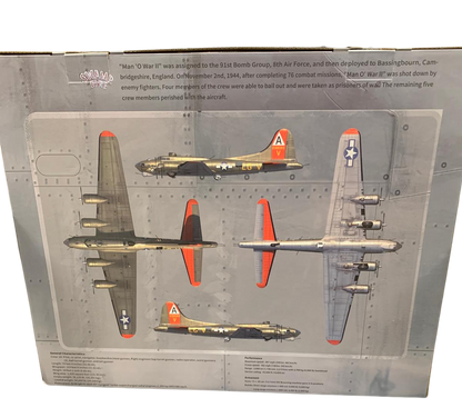 B-17G Flying Fortress – WWII Heavy Bomber Diecast Model 1:72