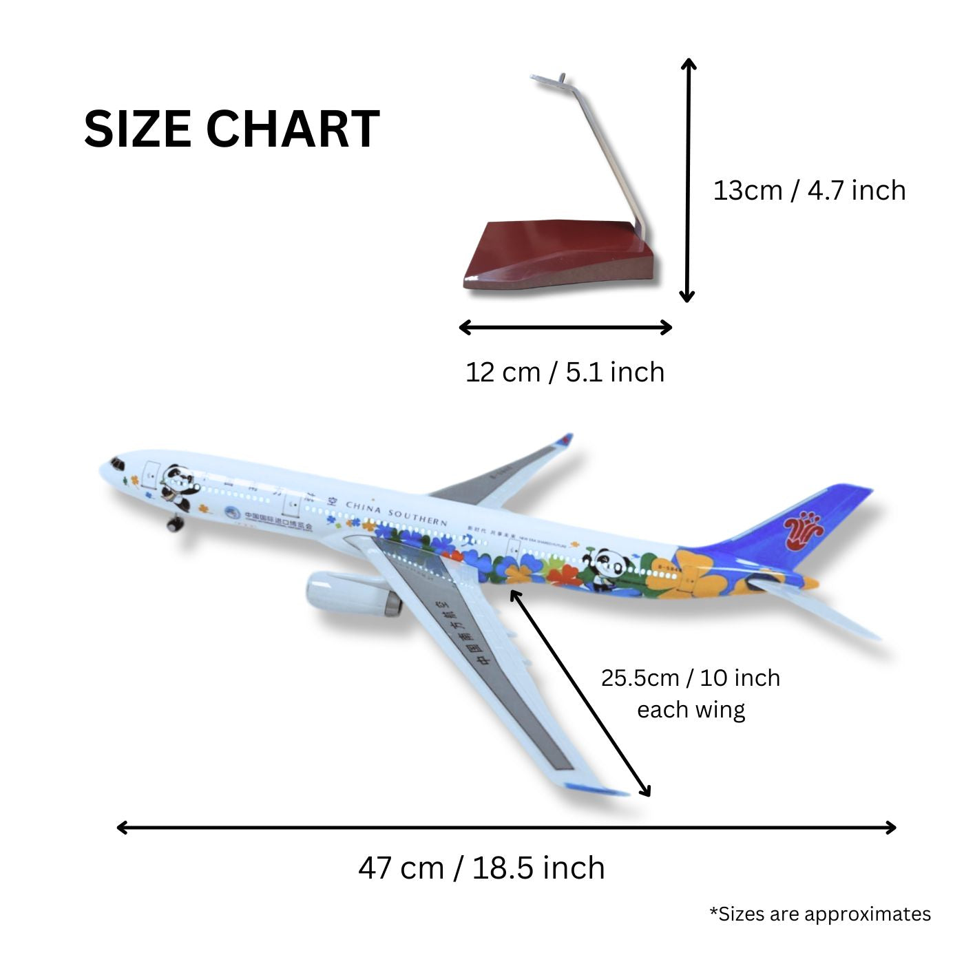 China Southern Airbus A330 Model Plane 1:135