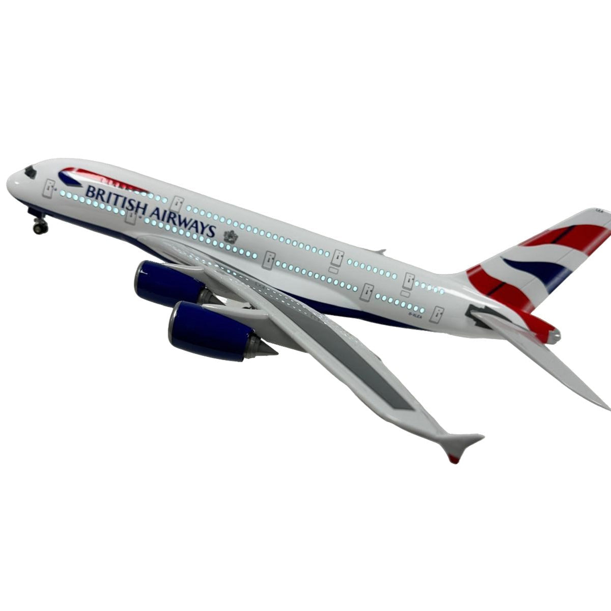 British Airways BA A380 Model Plane Large Scale Ideal Gift And Stand - Authentic Replicas & Models