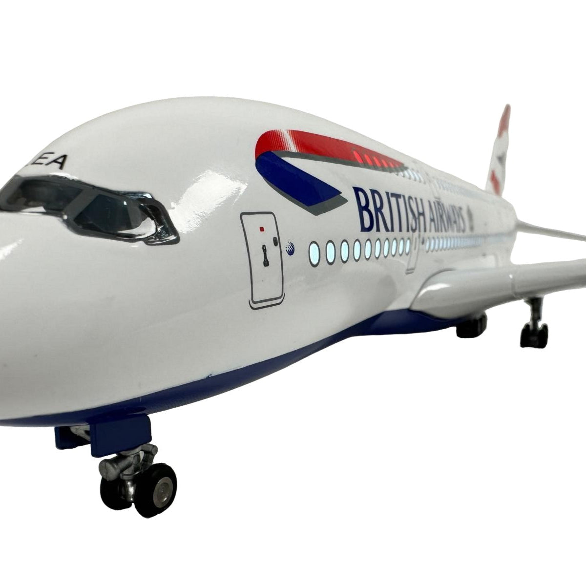 British Airways BA A380 Model Plane Large Scale Ideal Gift And Stand - Authentic Replicas & Models