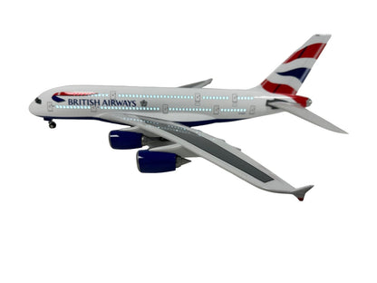 British Airways BA A380 Model Plane Large Scale Ideal Gift And Stand - Authentic Replicas & Models