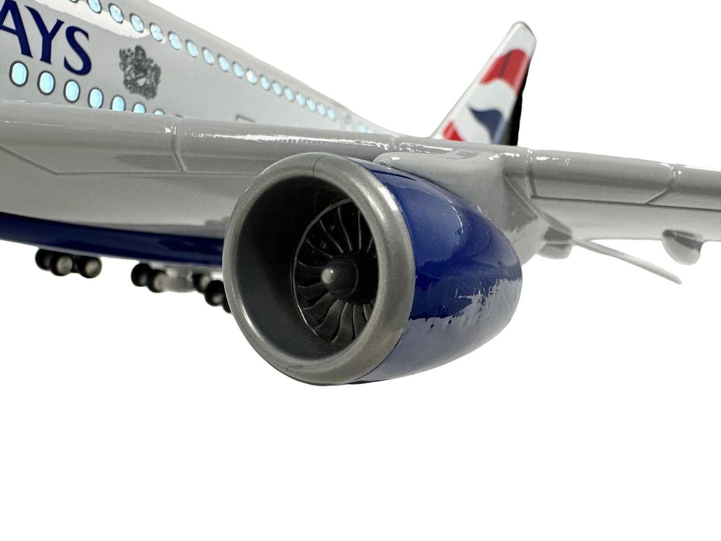 British Airways BA A380 Model Plane Large Scale Ideal Gift And Stand - Authentic Replicas & Models