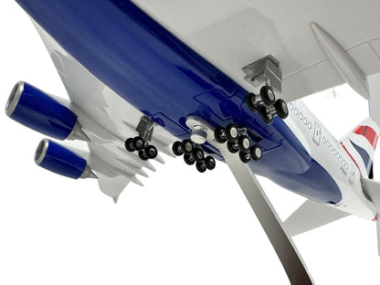 British Airways BA A380 Model Plane Large Scale Ideal Gift And Stand - Authentic Replicas & Models