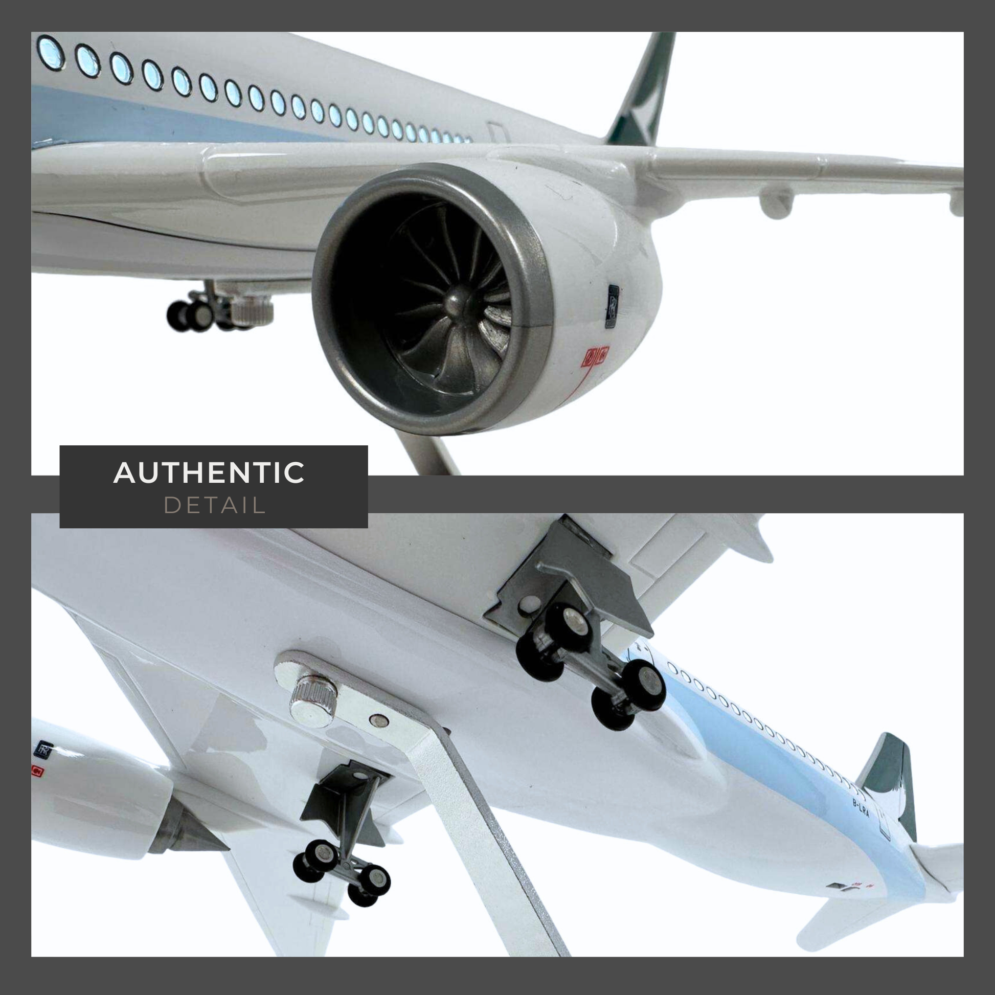 Cathay Pacific Airbus A350 Model Plane Premium Large Scale Ideal Gift - Authentic Replicas & Models