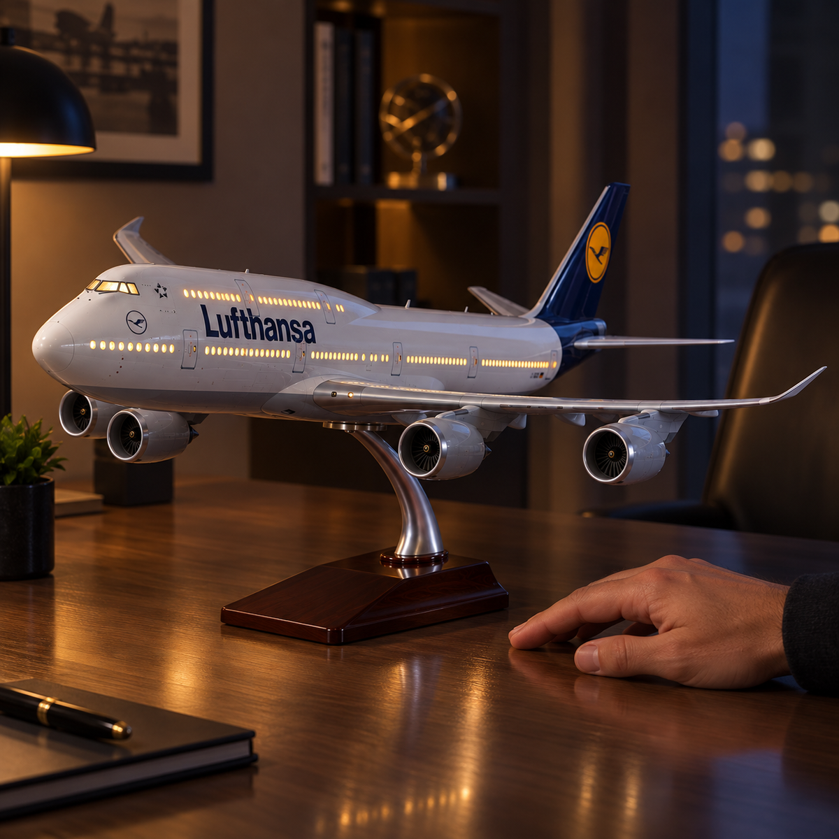 Lufthansa Boeing 747-8 Model Plane 1:160
