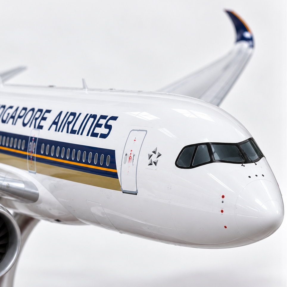 Singapore Airlines Airbus A350 Model Aircraft Large Display Plane