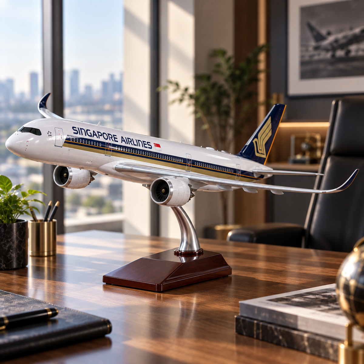 Singapore Airlines Airbus A350 Model Aircraft Large Display Plane