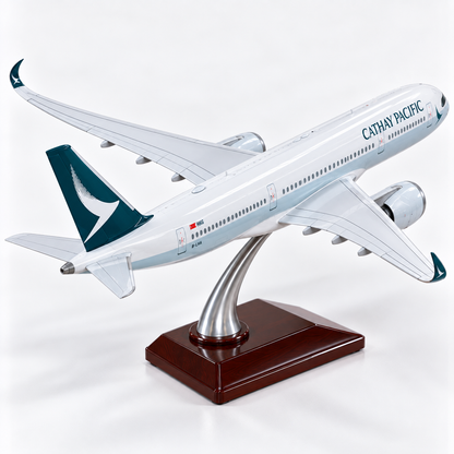 Cathay Pacific Airbus 350 Model Plane 1:142 47cm LED Display Plane With Stand