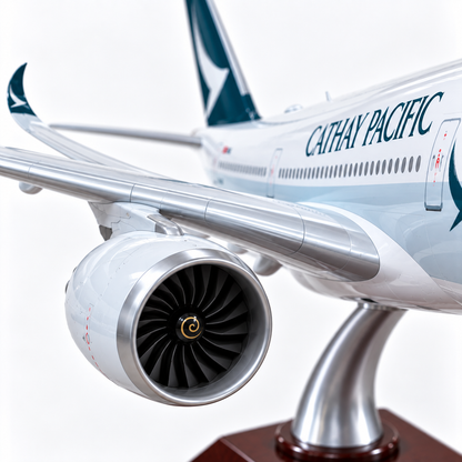 Cathay Pacific Airbus 350 Model Plane 1:142 47cm LED Display Plane With Stand