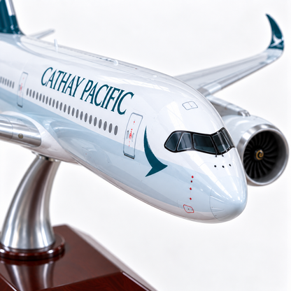 Cathay Pacific Airbus 350 Model Plane 1:142 47cm LED Display Plane With Stand
