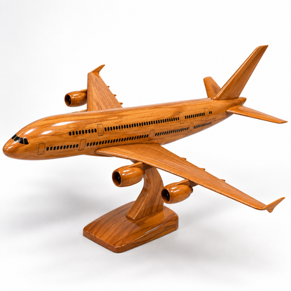 A380 Wooden Aircraft Model