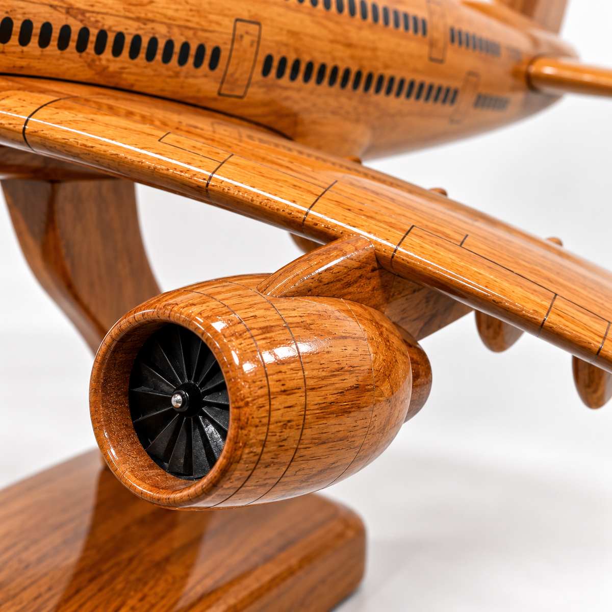 A380 Wooden Aircraft Model