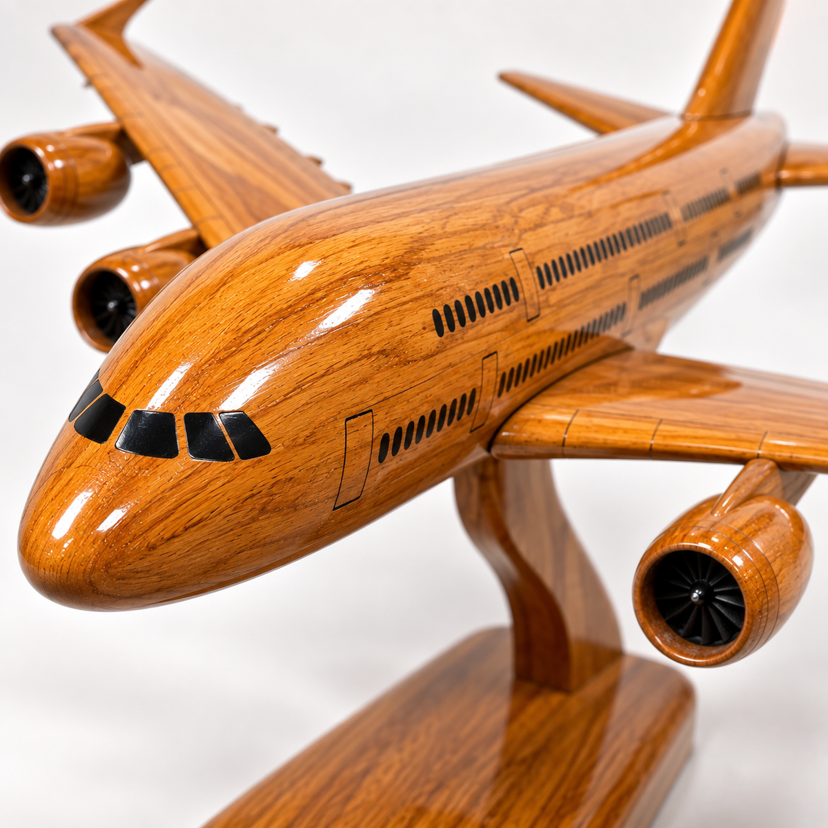 A380 Wooden Aircraft Model