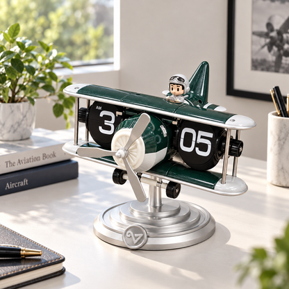 Airplane Flip Clock