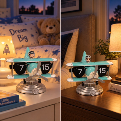 Airplane Flip Clock