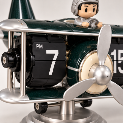 Airplane Flip Clock