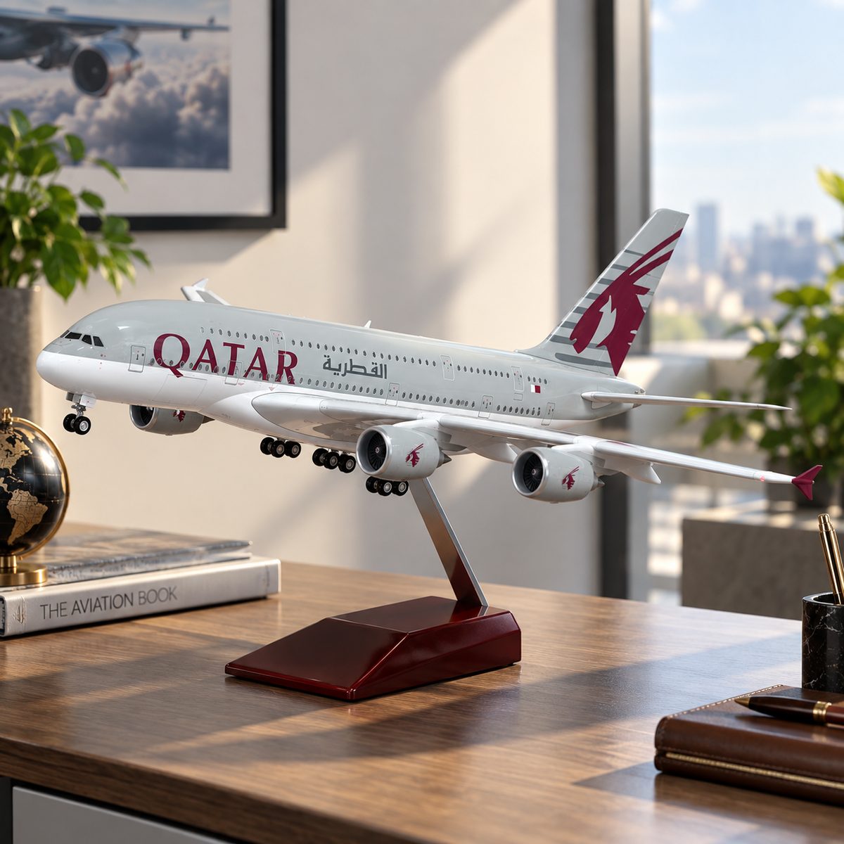 Qatar Airways A380 Model – 1:160 Scale Aircraft