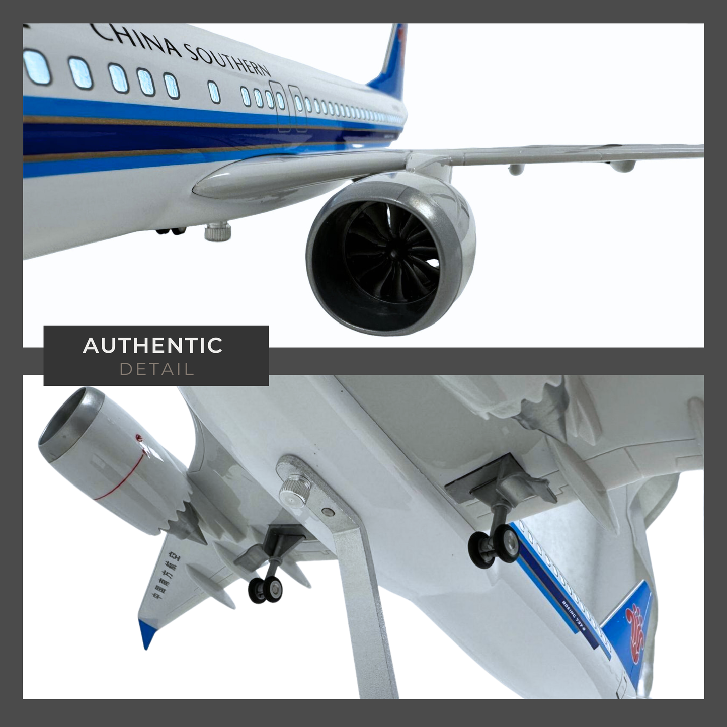 China Southern 737MAX Model Plane Boeing Premium Large Scale Ideal Gift - Authentic Replicas & Models
