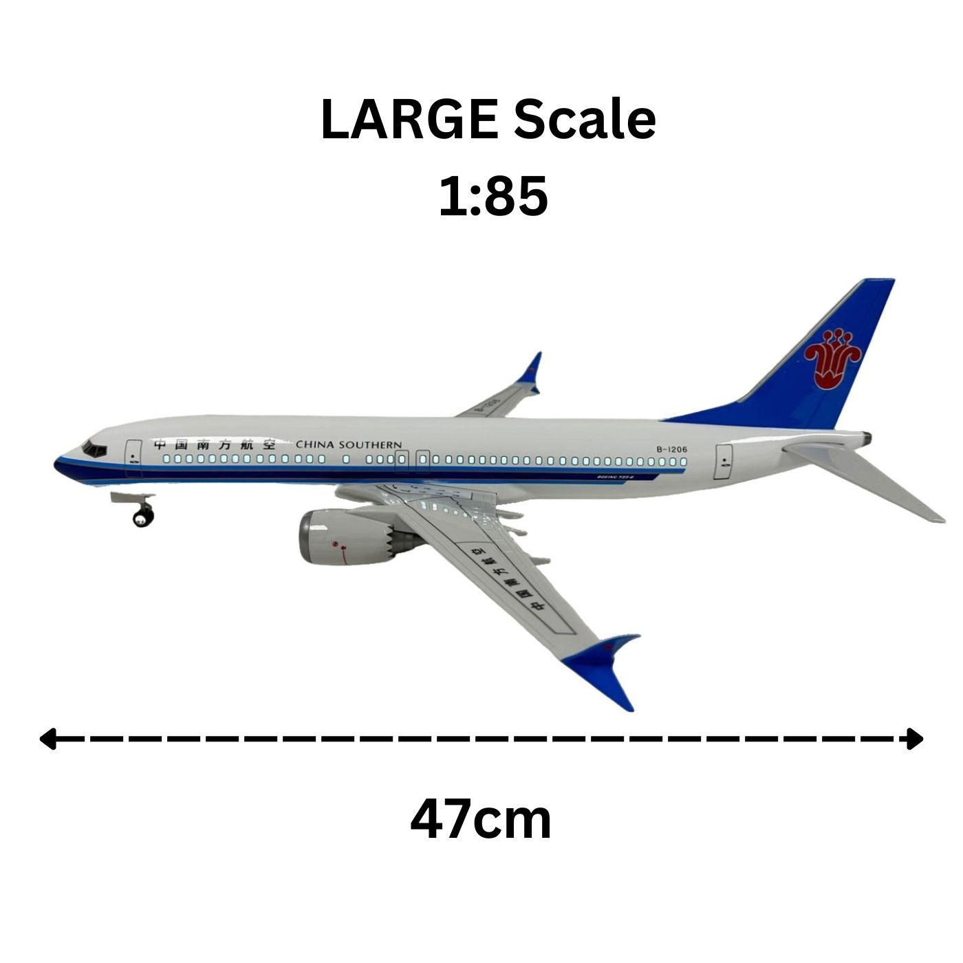 China Southern 737MAX Model Plane Boeing Premium Large Scale Ideal Gift - Authentic Replicas & Models