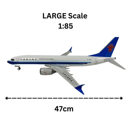 China Southern 737MAX Model Plane Boeing Premium Large Scale Ideal Gift - Authentic Replicas & Models