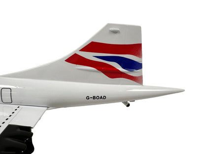 Concorde British Airways BA Diecast Model – Large Scale, Ideal Gift with Display Stand - Authentic Replicas & Models