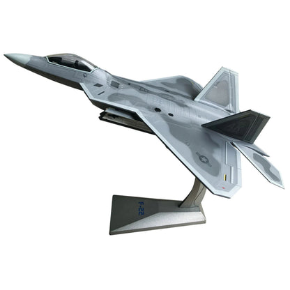 F-22 Raptor Pair O Dice Diecast Model Model of a fighter jet on a white background
