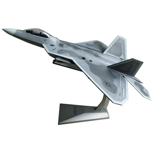 F-22 Raptor Pair O Dice Diecast Model Model of a fighter jet on a white background