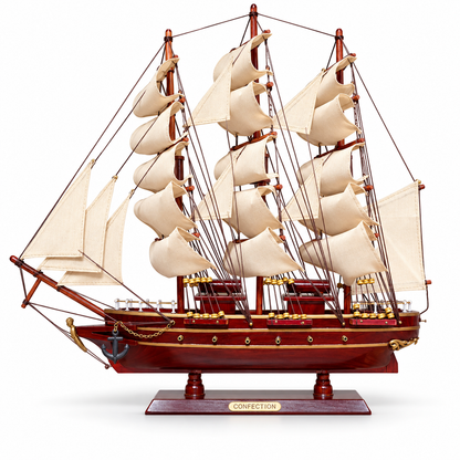Confection Wooden Model Sailing Ship 2a – 48cm