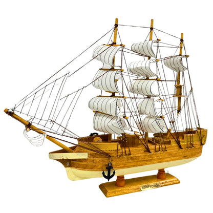 Handmade Confection Model Sea Ship 1G – 38cm with Display Stand, Fully Assembled - Authentic Replicas & Models