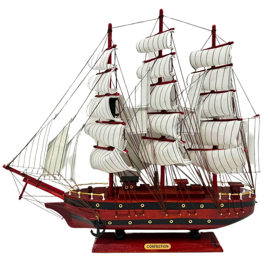 Handmade Confection Model Ship 1A – 50cm Fully Assembled with Display Stand - Authentic Replicas & Models