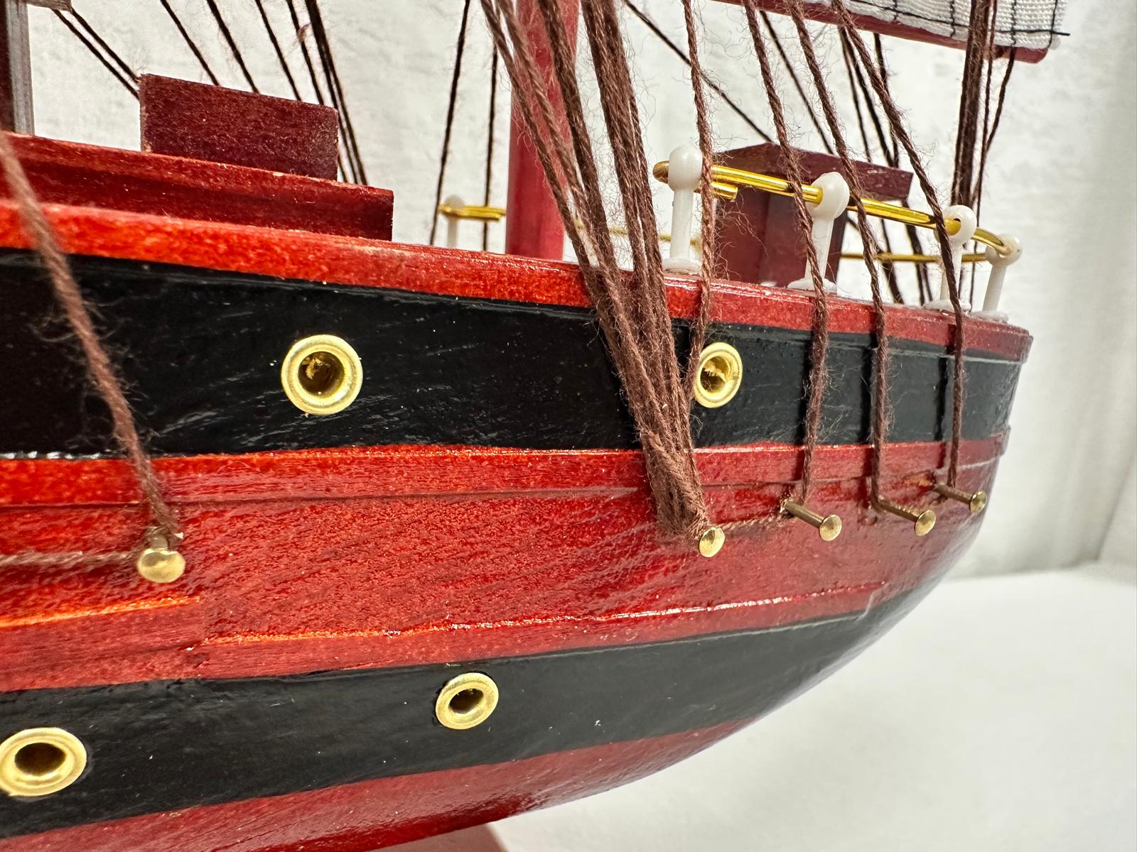 Handmade Confection Model Ship 1A – 50cm Fully Assembled with Display Stand - Authentic Replicas & Models